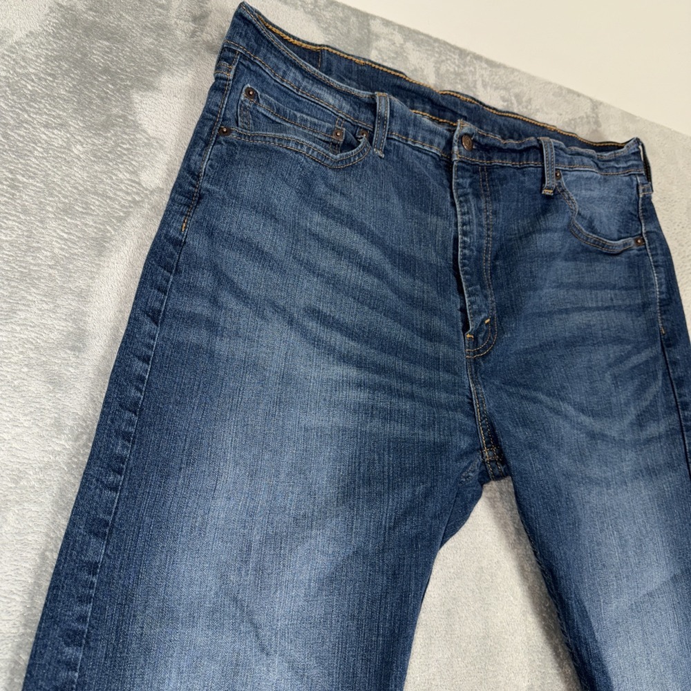 Vintage Levi's 505 Straight Leg‎ 40x30 Blue Jeans Regular Whispering Stone Wash - Picture 4 of 13